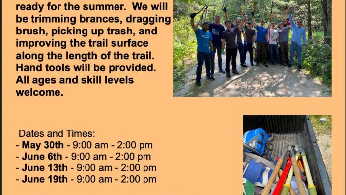 Three Eagle Trail Volunteer Work Days