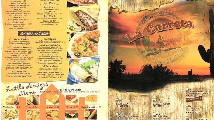 La carreta mexican restaurant new arrivals