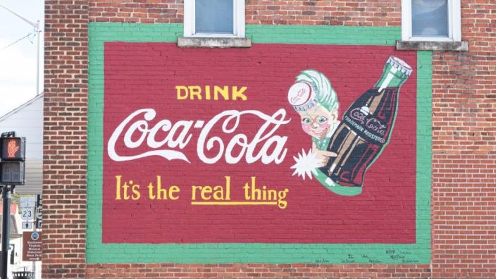 Vintage Coca Cola Mural