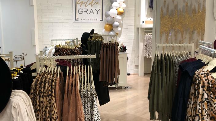 Grey boutique best sale