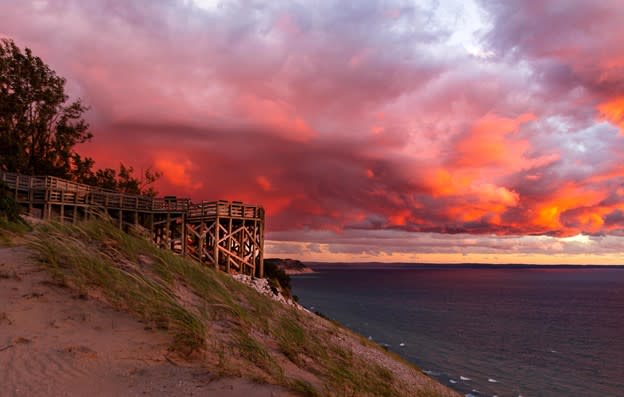 Pierce Stocking Scenic Drive Overlook #9