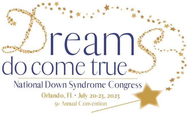 National Down Syndrome Congress 2023 logo for delegate website