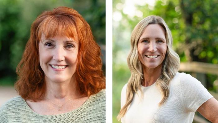 (Left to Right): Jan Romans and Bonnie Dockham of the Brides Project