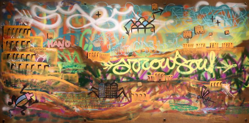 Indigenous Freeways Mural 1