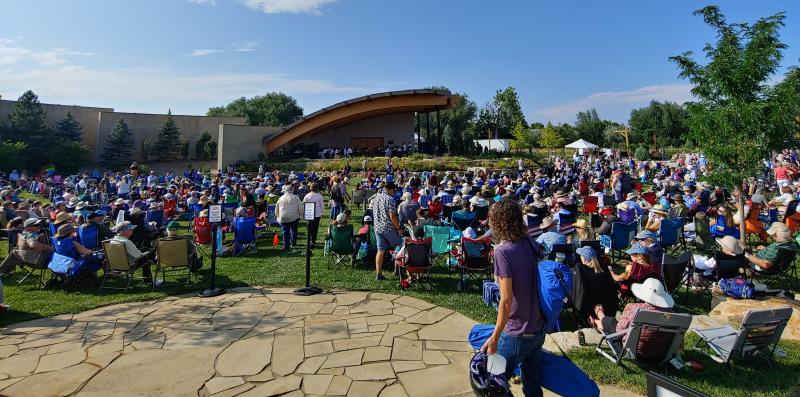 Fort collins symphony performing at the Gardens on Spring Creek
