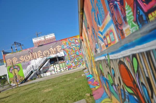Graffiti Park in EaDo Houston