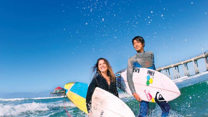 Surfing Lessons In Huntington Beach