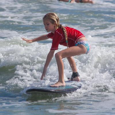 Surfing in Daytona Beach