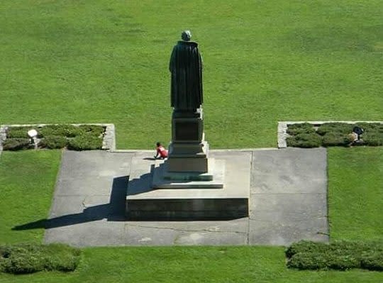 Mackinac Island’s Marquette Park is the No. 1 picnic spot in Michigan and also a peaceful place to read a good book.
