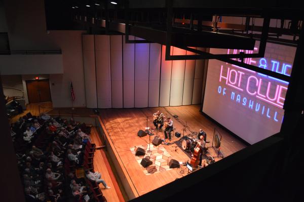 Ogle Center concert from above