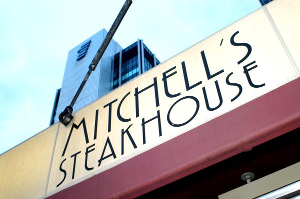 Mitchell's Steakhouse original signage