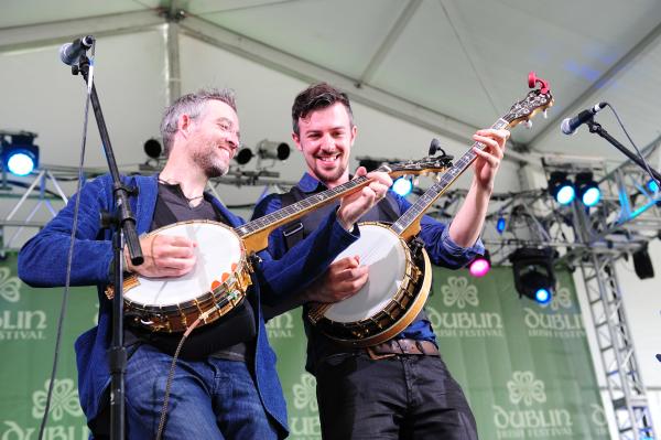 We Banjo 3 performing at the Dublin Irish Festival