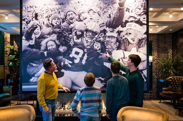 Leaps and Bounds Lodge Kohler Fireplace