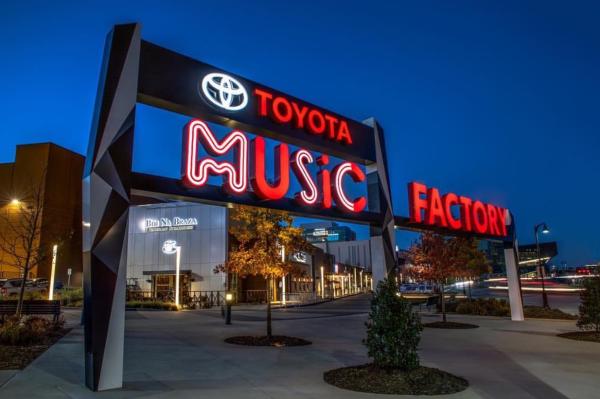 Toyota Music Factory Sign