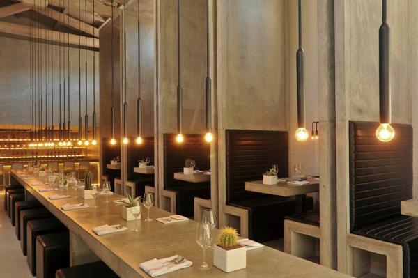 indoor seating workshop kitchen