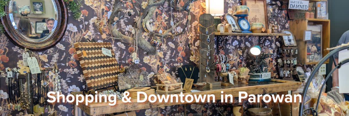 Shopping in Parowan Button