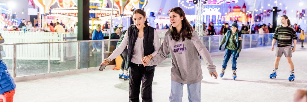 Ice Skaters Schools Out Winter Fest