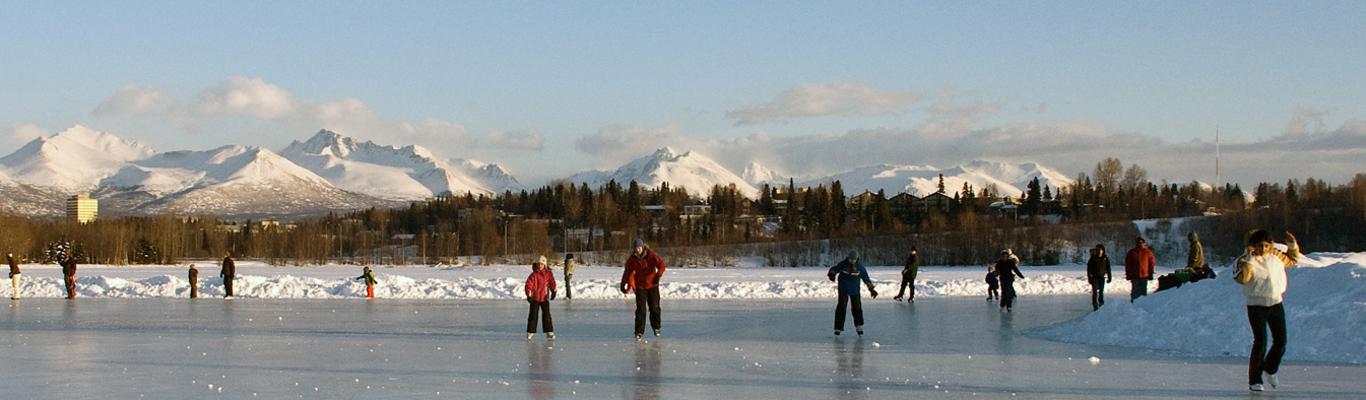 Skating on 'Wild' Ice in Alaska - The New York Times