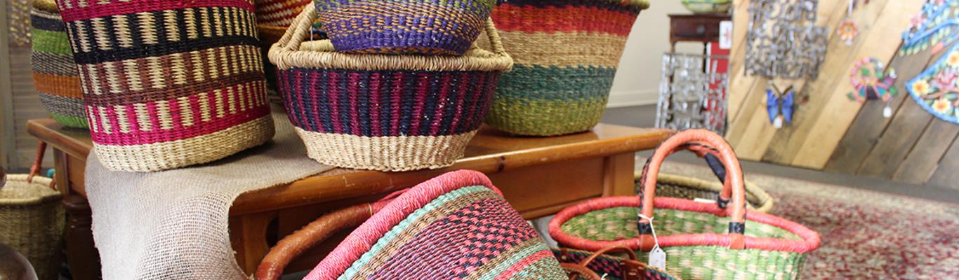 African Fair Trade Yarn Basket