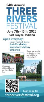 2023 Three Rivers Festival Brochure Cover