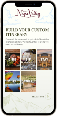 Explore microsite on mobile