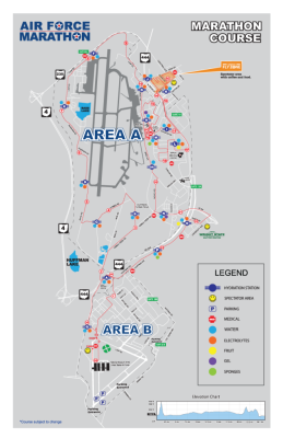 Full Air Force Marathon Map