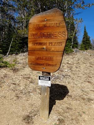 lee metcalf wilderness sign | Photo d. lennon