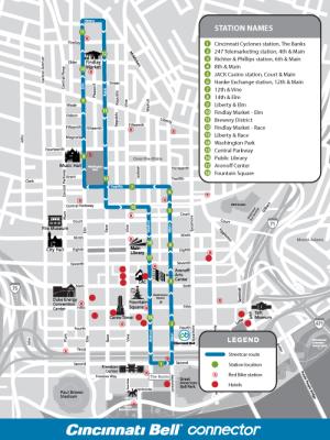 Streetcar map