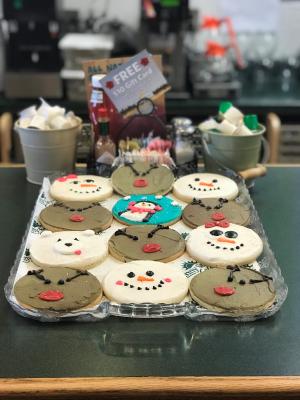 Sunny Street Holiday Cookie Display