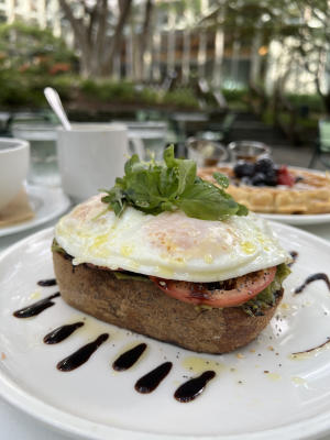 Parkwoods Crowne Plaza Breakfast Food Avacado Toast
