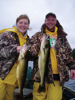 Couple with fish