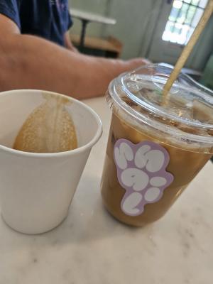 Snail Cafe coffee drinks