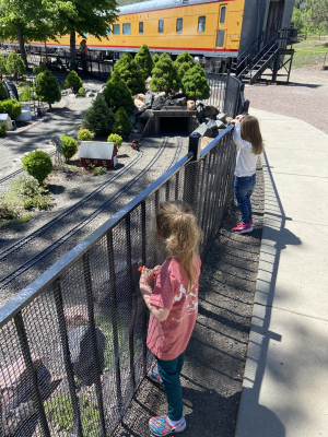 Kids at Colorado Railroad Museum