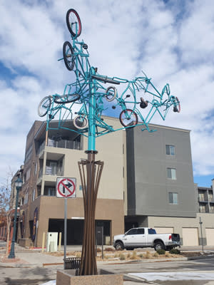 Hoffman and Brann downtown Greeley art display