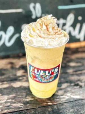 eggnog shake from lulu's specialty treats