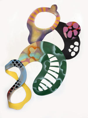 Shape of Things, 2025, Acrylic on Polystyrene, 8' x 4’
