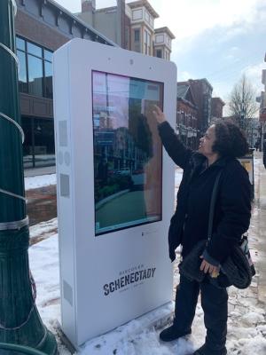 Discover Schenectady Jay St Kiosk