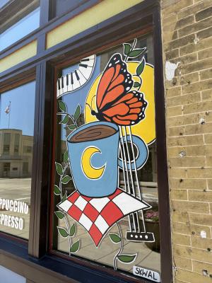 Planet Perk Mural