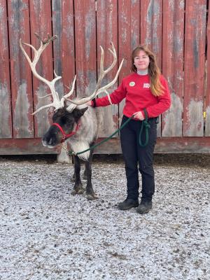 Jessica Boris, Reindeer Caretaker at Santa's Village