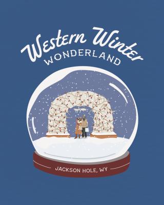 Snowglobe Western Winter Wonderland