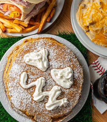 batter up pancakes pumpkin pancakes