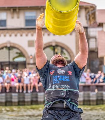 Strongman Keg Throw