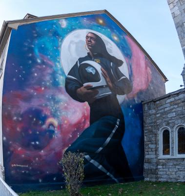 To The Moon Mural
