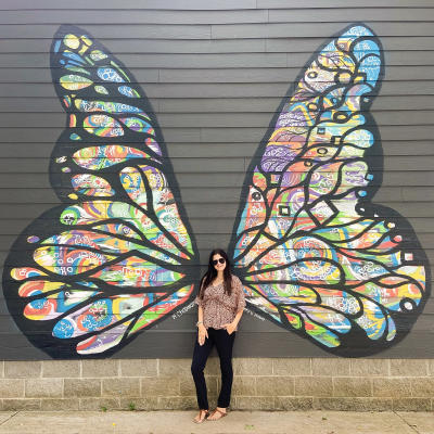 Butterfly Mural at LRC