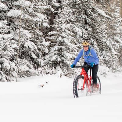 winter biking