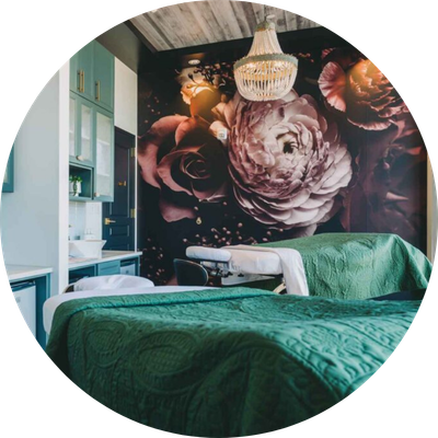 Room in Panacea Spa with facial tables