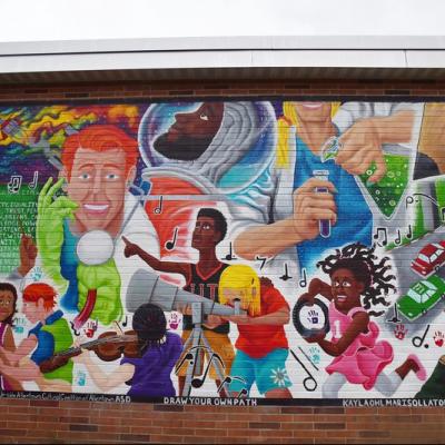 Allentown Mural - 'Draw Your Own Path (2018)'