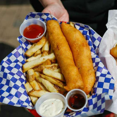 Food from the Codmother in Fisherman's Wharf San Francisco