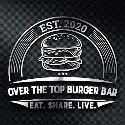 Over the top burger logo