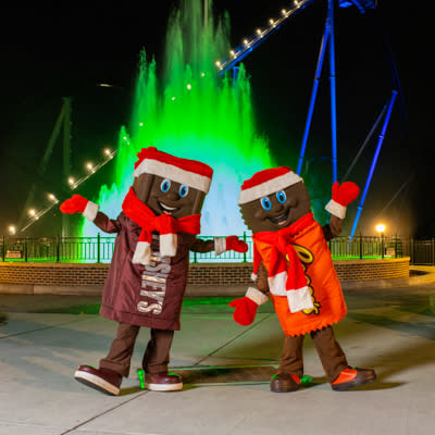 Hersheypark Christmas Candylane Characters